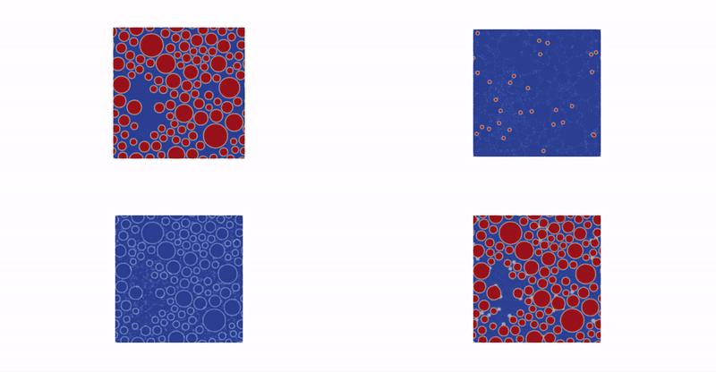 Hydration of a cement paste with w/c=0.3
